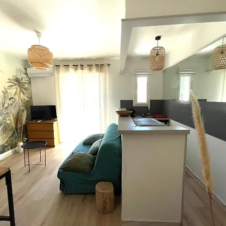 Climatise Avec Balcon A 10 Mn Des Plages Apartament *